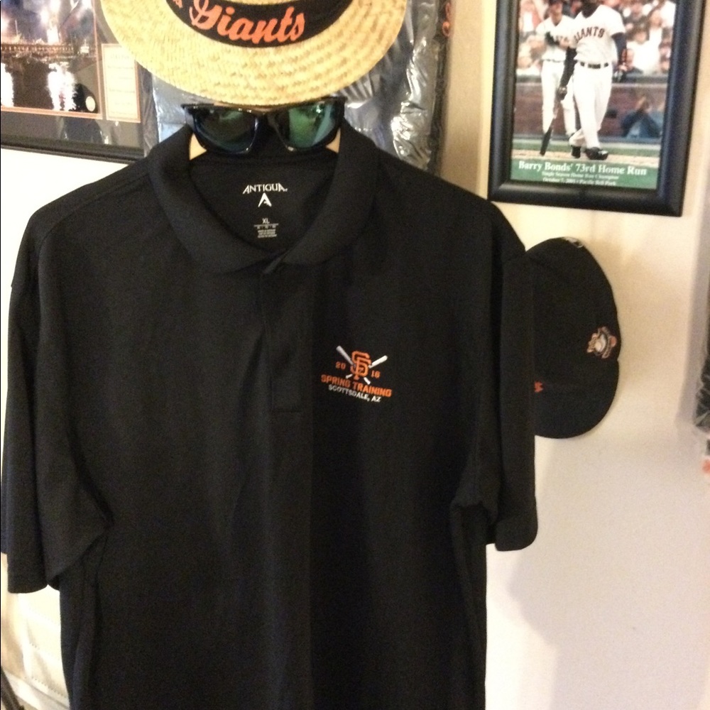 Antigua XL Black SF Giants Shirt
